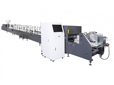 Carton Folding and Gluing Line 1100 type Automatic Gluing Machine